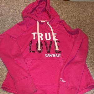 Pink hoodie